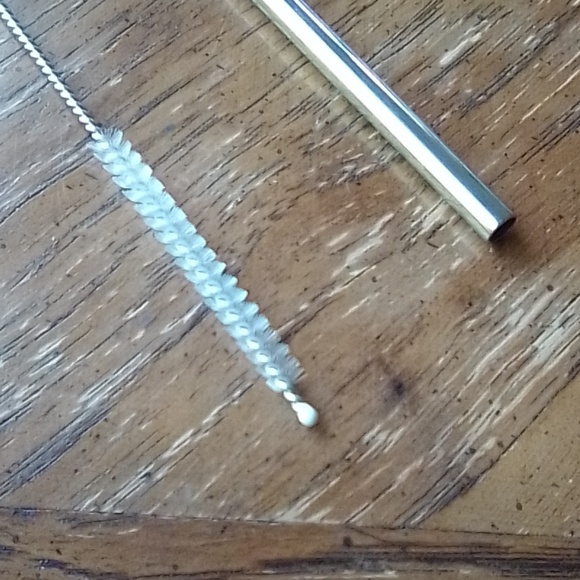 🍀Reusable Stainless Steel Straw!!! w/ cleaner - Picture 3 of 5